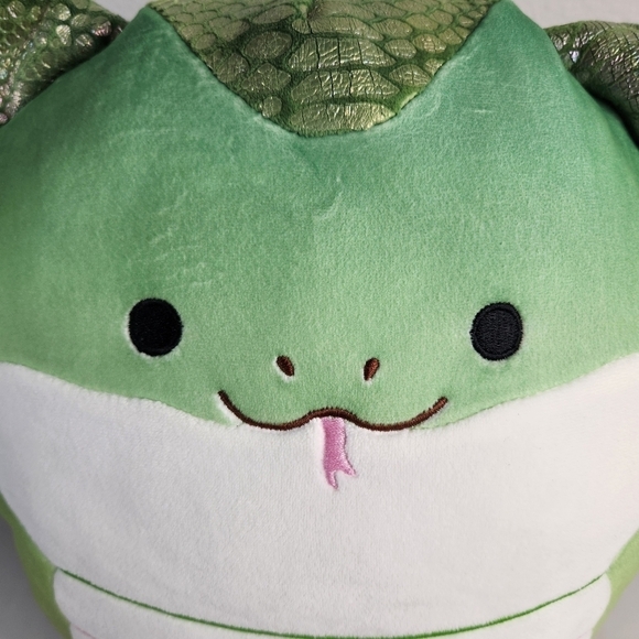 Squishmallows Khaled the Cobra Green 14" - Picture 2 of 7